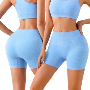 Pantalones Cortos Deportivos de Yoga para Mujer, con Efecto Levanta Glúteos, Control de Abdomen, Cintura Alta, 100% Nylon Sin Costuras, Ideales para Gimnasio y Entrenamiento - Product Image 1