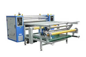 Kumaş Tekstil Kalenderi 1.2m 1.7m 1.9m 2.1m Isıtmalı Süblimasyon Rulo Isı Pres Kalanderi Rulo Isı Transfer Makinesi - Product Image 2