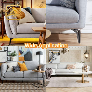 Patas de sofá modernas de metal sólido en forma de L de 15 cm, color dorado, patas de hierro para muebles, repuesto para sofá cama y gabinete. - Product Image 4