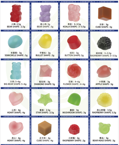 סוכריות גומי קולגן חומץ תפוחים טבעוניות, מותג פרטי (OEM), תוסף מולטי ויטמין B12, 60 יחידות, לשיפור עיכול למבוגרים 2 - Product Image 4