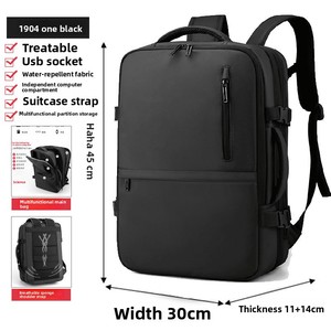 Người đàn ông cao cấp 17inch máy tính xách tay Ba lô thời trang đôi vai du lịch Ba lô không thấm nước với phong cách kinh doanh - Product Image 4