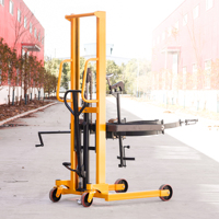 HaizhiLi 350kg 1460mm Hauteur de levage Chariot de levage de tambour hydraulique Gerbeur de tambour avec cerceau