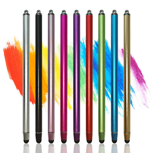 Universal Mobile Phone and Tablet Rubber-tipped Stylus in Stock, Touch Screen Stylus, Capacitive Pen