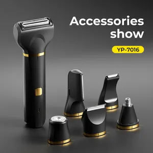 Factory Wholesale New Design 4 In 1 Grooming Kit Hairstyle Beard Electric Trimmer Mens Beard Trimmer