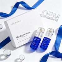 Sérum Visage Peptide Bleu 30ml – Mini Ampoule de Voyage – Cosmétique Clean Beauty