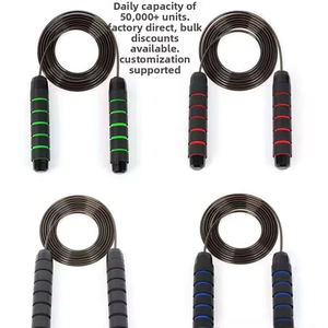 PVC <b>Skipping</b> <b>Rope</b> 2.8m Length Adult Fitness Training Sports Equipment Bearing Load Factory Wholesale Fitness Equipment - Product Image 5