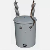 Transformateur de distribution monophasé immergé dans l'huile, monté sur poteau, haute performance, 10 kVA, 25 kVA, 30 kVA, 37,5 kVA, 50 kVA, 80 kVA, 167 kVA