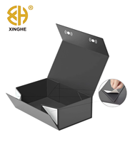 Boîte rigide biodégradable et écologique avec fermeture magnétique et revêtement UV pour les cadeaux de proposition de mariage, de Noël ou de remise de diplôme - Carton