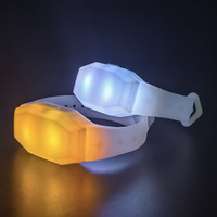 Bracelet de concert lumineux LED avec logo personnalisé, télécommande, matériau ABS, modèle SJ-b16 - Peut être loué ou vendu directement