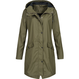 Jumper Veste d'extérieur mi-longue pour <span class=keywords><strong>femme</strong></span> Manteau coupe-vent avec cape <span class=keywords><strong>de</strong></span> <span class=keywords><strong>pluie</strong></span> pour l'escalade pour le voyage - Product Image 4