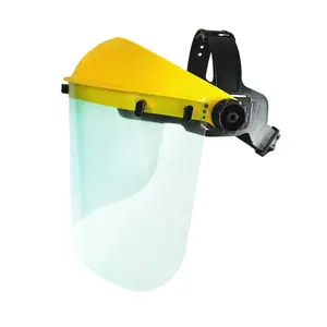 FS1010 orman güvenliği yüz koruyucu bahçe yüz kalkanı guard Faceshield ile mesh visor için çim düzeltme