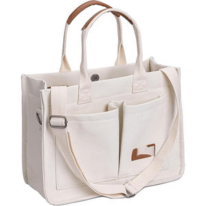 Bolsa de Mano de Lona de Diseño Nuevo, Muestra Gratuita, Bolsos de Mano Cuadrados de Diseño para Mujer al por Mayor - Product Image 4