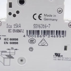 قاطع دائرة كهربائية PLC 5SY6316-7، وحدة تحكم PLC قابلة للبرمجة للاستخدام الصناعي - Product Image 1