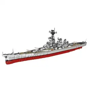 Xingbao Xb 06030 2631 pièces armée militaire Uss Missouri bataille navire ensemble blocs de construction briques navire jouets