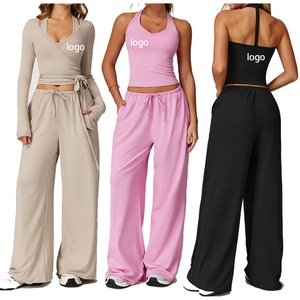 Conjunto de Yoga de Alta Calidad para Mujer, Ropa Deportiva, Logotipo Personalizado, Tela OEM - Product Image 1