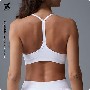 Nouveau Style <span class=keywords><strong>Yoga</strong></span> Workout Running Tennis Golf U-Neck Y-Strap Back-Flatter Soutien-gorge <span class=keywords><strong>de</strong></span> sport à séchage rapide - Product Image 1