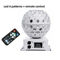 Lanternes LED Magiques Colorées pour Fêtes, KTV et Usage Domestique - Lumière de Scène Rotative à Commande Vocale, Tension Universelle, Indice de Protection IP