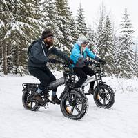Sepeda Listrik Hybrid SAMEBIKE RS-A02 25km/jam Bertenaga 48V 17ah Ban Lipat Tebal 20 Inci Suspensi 1200D