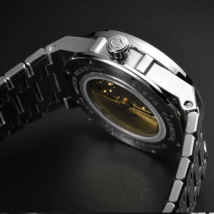 Gran oferta de relojes de lujo para hombre, espejo de zafiro, correa de acero inoxidable, reloj de buceo automático luminoso para hombre, relojes de pulsera clásicos - Product Image 5