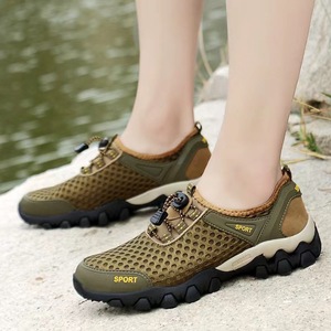 Chaussures de sport et décontractées d'été, chaussures de randonnée en maille à semelle souple pour l'extérieur, légères et respirantes pour hommes - Product Image 4