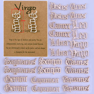 2023 pendientes <span class=keywords><strong>de</strong></span> moda Retro chapados en oro <span class=keywords><strong>de</strong></span> alta calidad para mujer, pendientes <span class=keywords><strong>de</strong></span> letras <span class=keywords><strong>de</strong></span> 12 Constelaciones, la mejor joyería <span class=keywords><strong>de</strong></span> regalo para mujer - Product Image 3