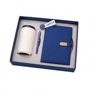 Business Coffee Cup Set Umbrella Charging Treasure Notebook <b>Gift</b> Box <b>Creative</b> Annual Party <b>Gift</b> Custom Logo New Trend Product - Product Image 2