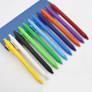 Hochwertige kreative Kunststoff billig Großhandel Stift Macaron hochwertige Farbe Kugelschreiber für Kinder lernen Briefpapier