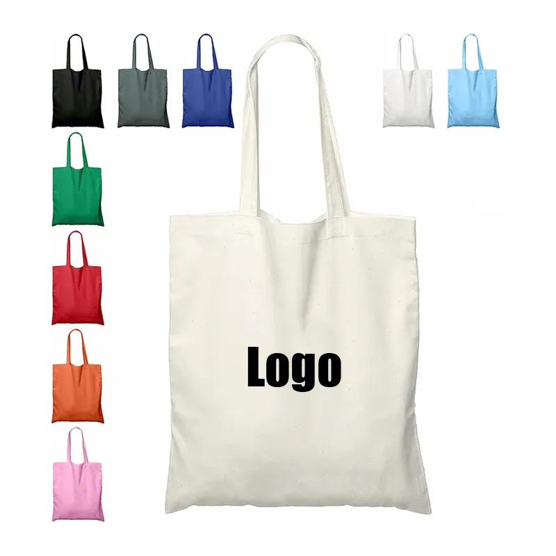 Schlussverkauf umweltfreundliche wiederverwendbare Leinwand Baumwoll-Einkaufstasche Werbe-Leinwandbeutel mit individuellem Logo bedruckt