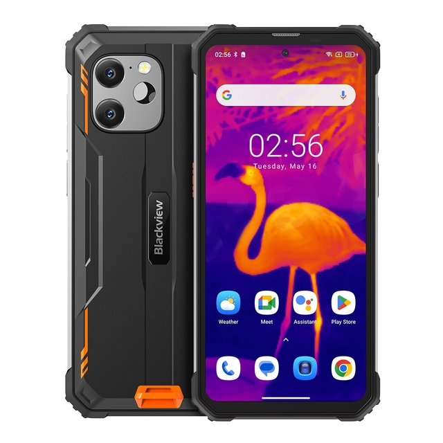 High Quality Blackview BV8900 Rugged Phone 6.5 Inch 8GB+256GB with Thermal Imaging Camera 10000mAh Battery