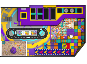Qiaoqiao <span class=keywords><strong>Parque</strong></span> de Trampolines Temático de 600 m² con Diseño Personalizado y Alto Retorno de la Inversión, Centro de Juegos para Niños, Equipo de Juegos Interior para Niños - Product Image 3
