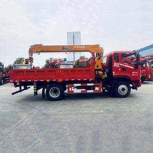 Grúa Telescópica Ligera Dongfeng 4X2 de 7 Toneladas Montada en Camión para Manipulación de Materiales de Construcción y Trasplante de Árboles - Product Image 4