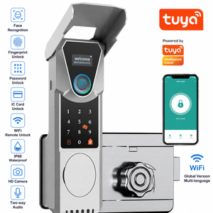 SINON Outdoor Tuya WiFi Smart Access <b>Control</b> Gate Lock Face Recognition HD Camera Video Intercom IP66 Waterproof - Product Image 1