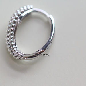 Pendientes de Aro con Hebilla para Mujer, Clásicos, de Plata de Ley, Ligeros, Casuales/Deportivos, Únicos, de Alta Gama, Dorados, 2024 - Product Image 6