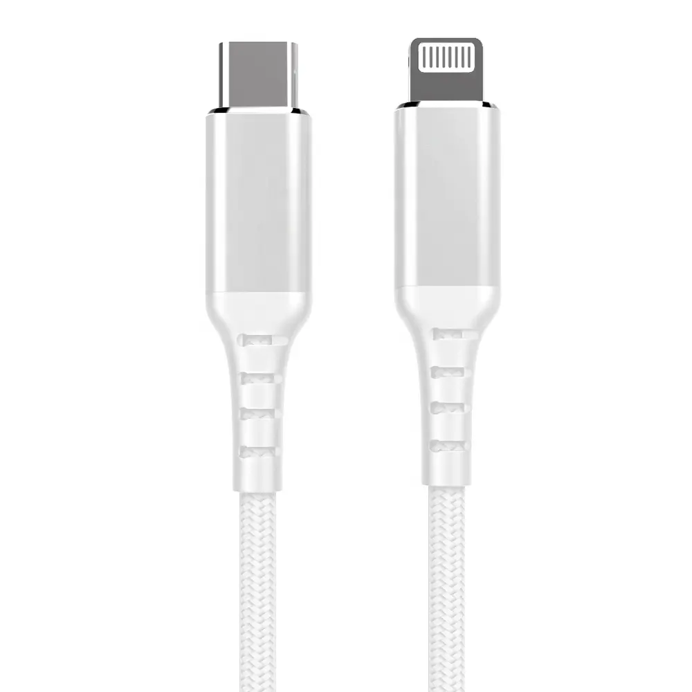 Certified MFI PD 30W C94 Lightning to USB-C Cable 3ft 6ft Fast Charger Cable 3A for iPhone 13 Pro/X/8/8 Plus, iPad, Airpods Pro