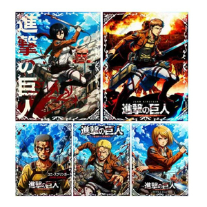การ์ดสะสม XINGHE Attacks on Titans ลายมิกาสะ แอคเคอร์แมน อาร์มิน จากเรื่อง Attack on <span class=keywords><strong>Titan</strong></span> การ์ดเกมหายาก ของเล่นสะสมสำหรับเด็ก ของขวัญ - Product Image 1