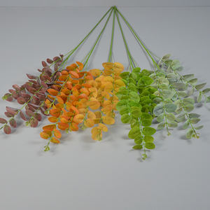 Di alta qualità 3D stampa vero tocco piante artificiali foglie di eucalipto artificiale foglie di oliva per la decorazione della casa di nozze - Product Image 6