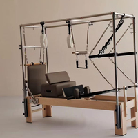 Nouveau 2026 : Appareil de Pilates 3-en-1 en bois, Reformer Combo Studio et Cadillac pour la maison, la salle de sport et le studio de fitness