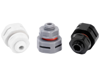 Bouchon de valve à gaz en nylon respirant étanche IP68, dissipation de chaleur haute température, lampes d'extérieur, anti-poussière, vis en plastique M8