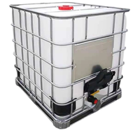 Réservoir IBC en polypropylène de 1000 L pour le stockage de liquides alimentaires et chimiques, usage industriel, boissons