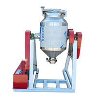 Mélangeur à tambour rotatif en acier inoxydable