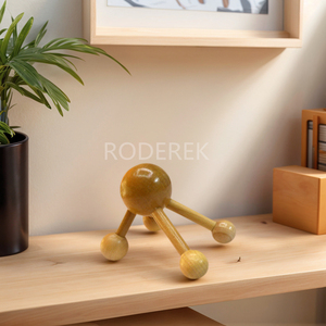 Ferramenta de Massagem para Couro Cabeludo com 4 Cabeças, Massageador Corporal Multifuncional para Acupressão, Alívio de Dor de Cabeça, Estresse, Melhora do Sono e Relaxamento - Product Image 2