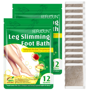 Formule chinoise à base de plantes naturelles, détoxification, chauffant, amincissant, Pack de <span class=keywords><strong>bain</strong></span> de pieds - Product Image 4
