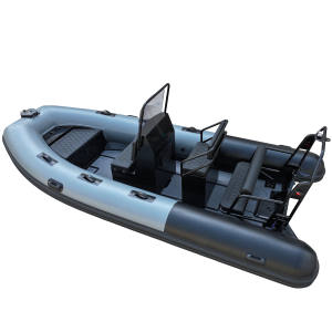 Lujo 16 pies Orca Hypalon/PVC Semirrígido Aluminio RIB 480 Sport Yacht Deep V Hull Barco inflable para buceo y diversión - Product Image 6