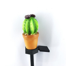 <strong>Outdoor</strong> Pineapple-Shaped Artificial <strong>Cactus</strong> <strong>LED</strong> Solar Garden <strong>Light</strong> Ground-Mounted Landscape Lighting for Lawn Plastic