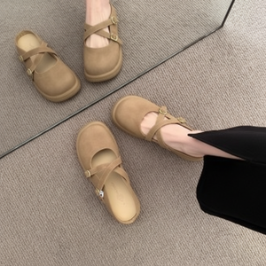 Ballerine estive da donna con mezza Slip-On comode scarpe da scuola in stile giglio con Cool Bag Head Design estero - Product Image 1