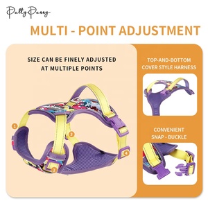 Rompi <span class=keywords><strong>Harness</strong></span> latihan badan hewan peliharaan awet dapat diatur, rompi <span class=keywords><strong>Harness</strong></span> anjing taktis ekstra aman Anti terpisah - Product Image 5