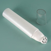 Tube cosmétique à 6 billes roulantes en aluminium/plastique pour soins de la peau, masque facial, taille personnalisée, revêtement mat/brillant, OEM/ODM
