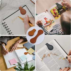 Marcapáginas de Cuero Moderno con Clip Magnético de Doble Cara, Personalizado y de Alta Calidad, Ideal para Regalos - Product Image 5