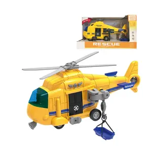 لعبة احتكاك طائرة هليكوبتر صغيرة من البلاستيك الطائرة EPT bo مع الضوء