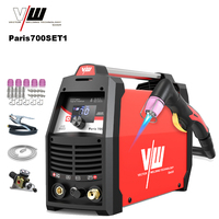 VEKTÖR EU Stok Plazma Kesici Kaynak Makineleri IGBT İnvertör 380V Taşınabilir Kesme Kaynak Makinesi Paris700